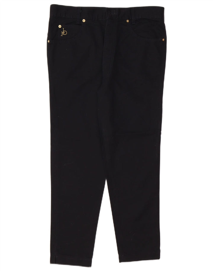 ROCCOBAROCCO Jean court slim pour femme IT 48 XL W34 L25 Coton noir