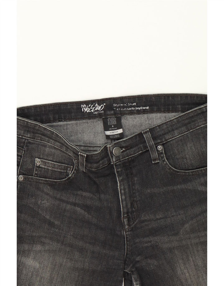 MOSSIMO Womens Boyfriend Denim Shorts US 8 Medium W34  Grey Cotton Vintage Mossimo and Second-Hand Mossimo from Messina Hembry 