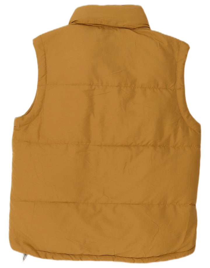 KAPPA Mens Padded Gilet UK 38 Medium Yellow Polyester