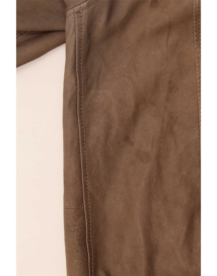 Jeckerson Veste en cuir pour homme UK 42 XL Marron