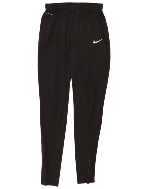 NIKE Pantalon de survêtement Dri Fit pour hommes, petit, noir, polyester