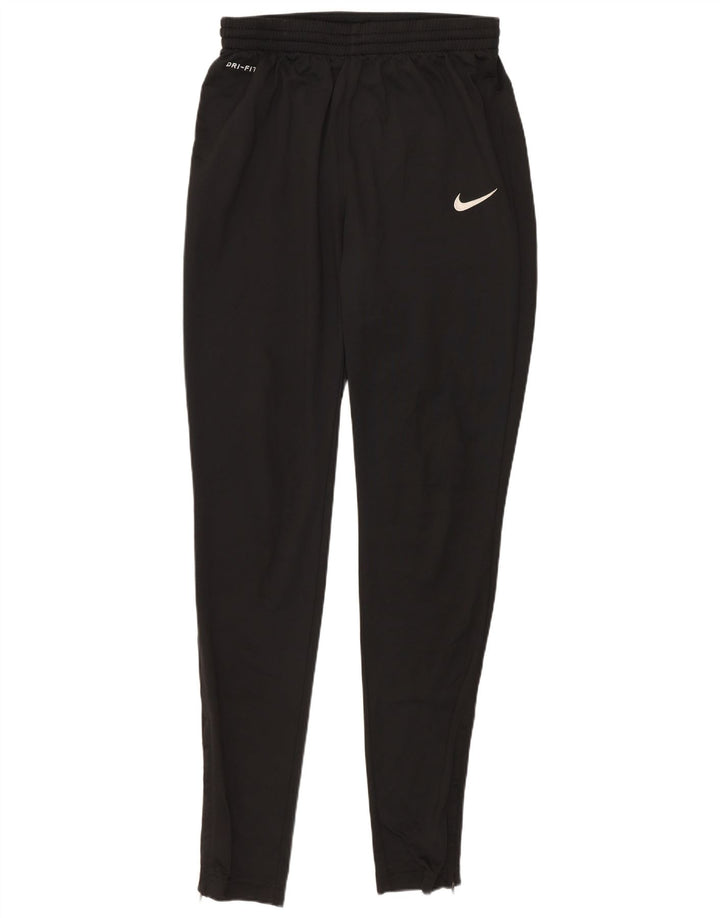 NIKE Pantalon de survêtement Dri Fit pour hommes, petit, noir, polyester