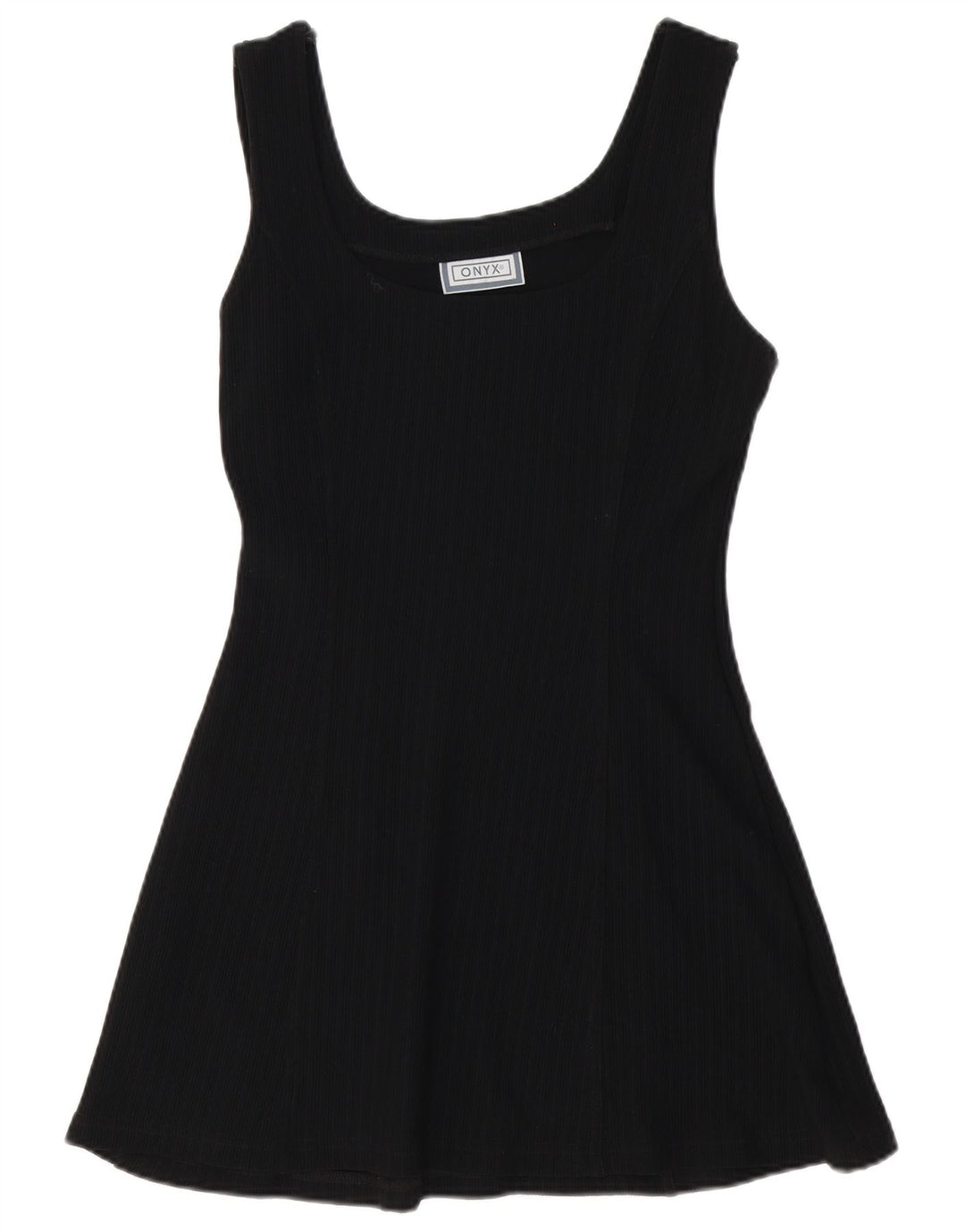 Onyx Robe trapèze sans manches pour femme UK 42 Medium Noir Polyamide