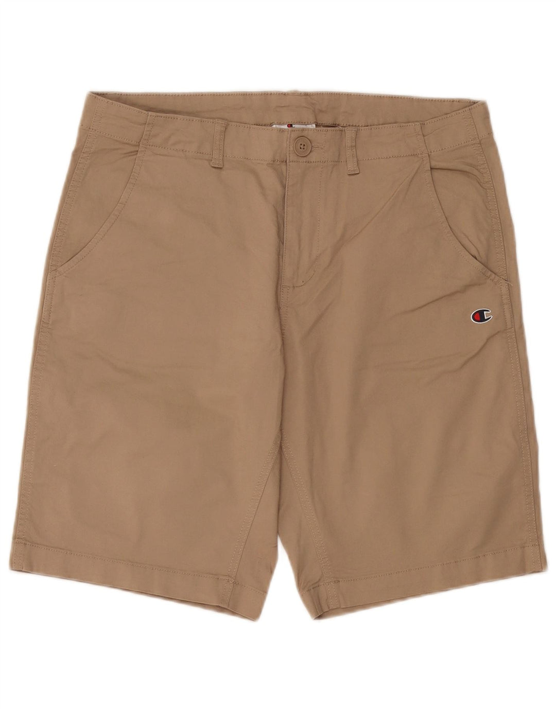 CHAMPION Short décontracté pour hommes Large W36 Coton Beige
