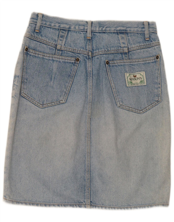 Mason's Jupe en Jean Femme W28 Bleu Moyen
