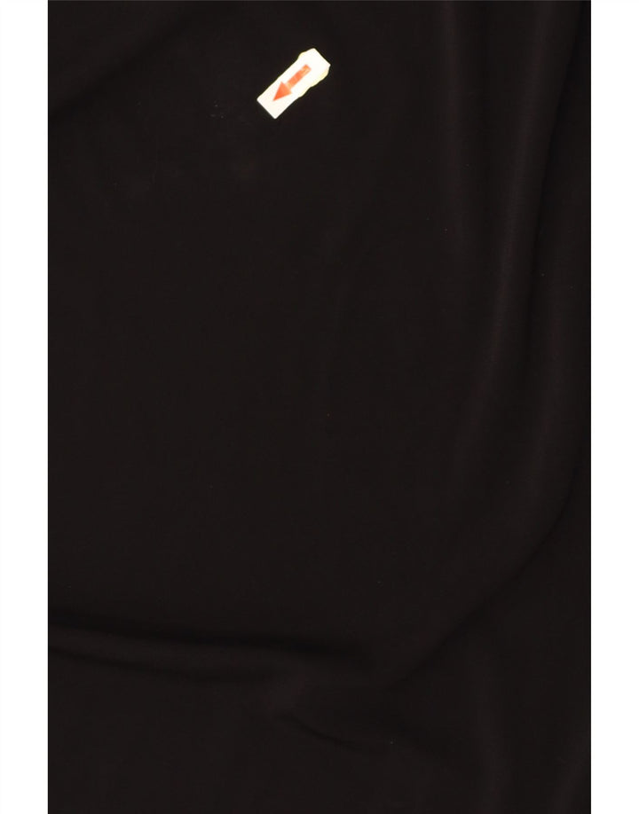 DKNY Robe tunique chauve-souris pour femme UK 16 Large Noir Viscose