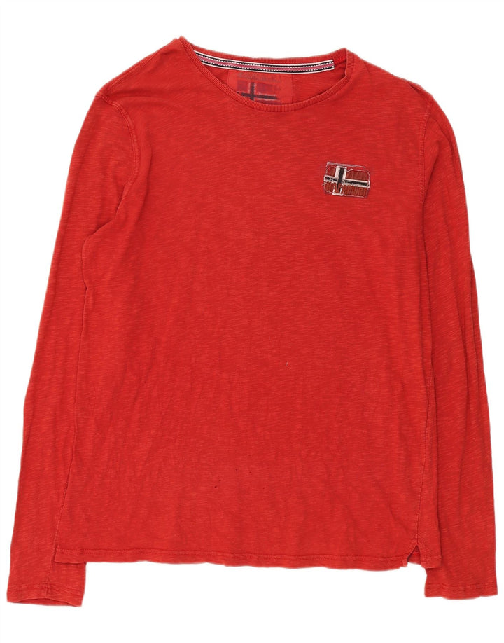 Napapijri Homme Heritage Top Manches Longues 3XL Rouge