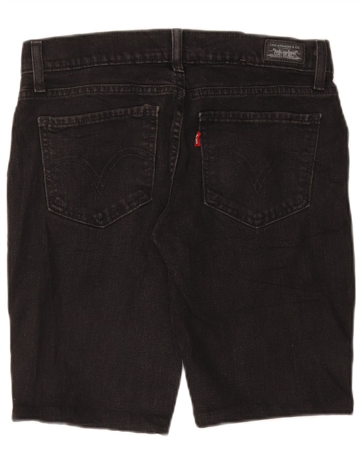 LEVI'S Short en jean super bas 524 pour femme US 7 Medium W30 Gris Coton