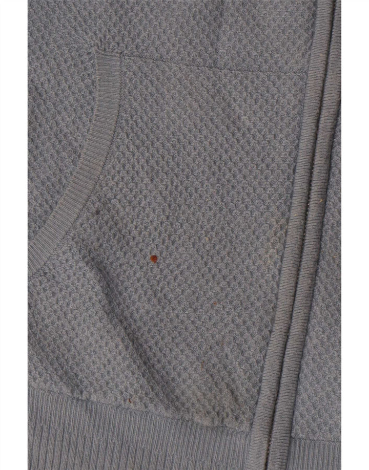 Marks & Spencer Pull Cardigan à Capuche Homme Bleu Moyen Viscose