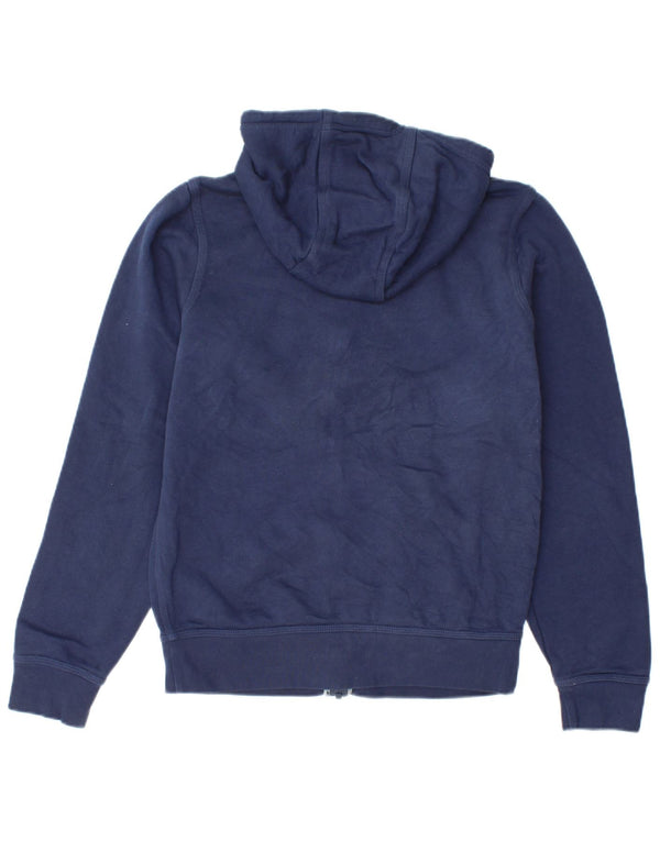 Nike Mens Zip Hoodie Sweater XS Bleu Marine Coton