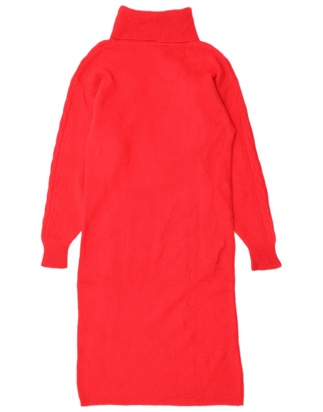 RAOUL Robe pull à manches longues pour femme UK 12 Laine rouge moyen