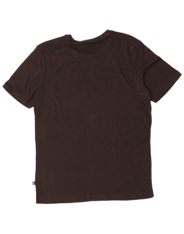 PUMA T-Shirt Graphique Homme Noir Moyen Coton