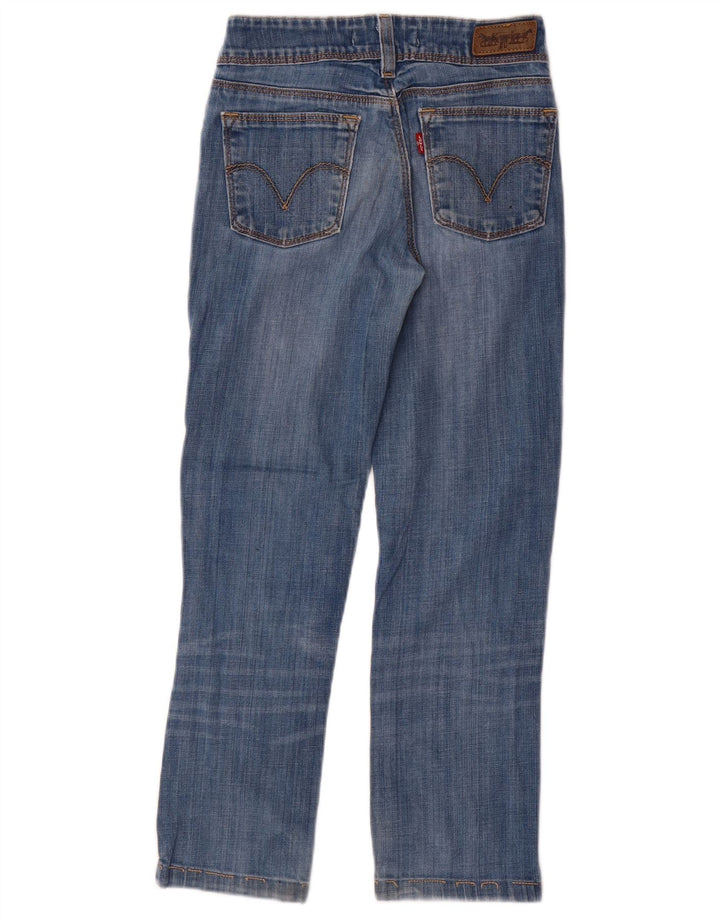 LEVI'S Womens 479 Booty Straight Jeans W24 L25 Blue