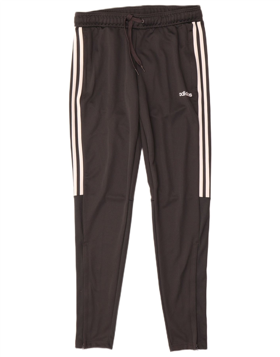 Adidas Pantalon de survêtement Climalite pour femme UK 8/10 Petit Gris Polyester