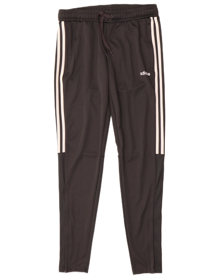 Adidas Pantalon de survêtement Climalite pour femme UK 8/10 Petit Gris Polyester