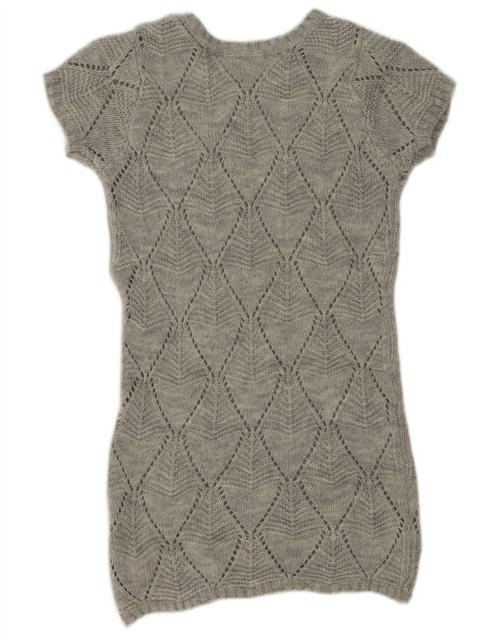 Marks & Spencer Robe pull pour femme UK 12 Gris moyen Argyle/Diamant
