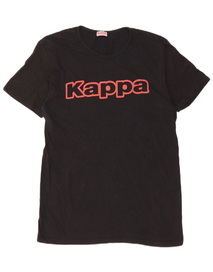 Kappa T-Shirt Graphique Homme Grand Noir
