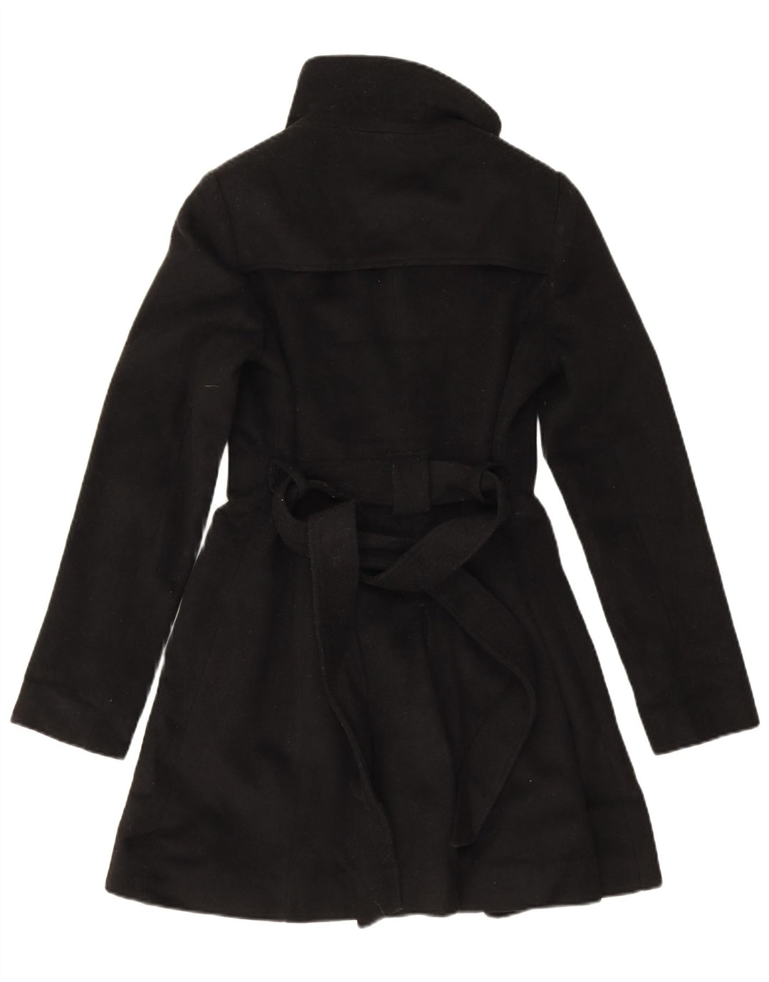 Dkny Pardessus surdimensionné pour femme US 2 XS Laine noire