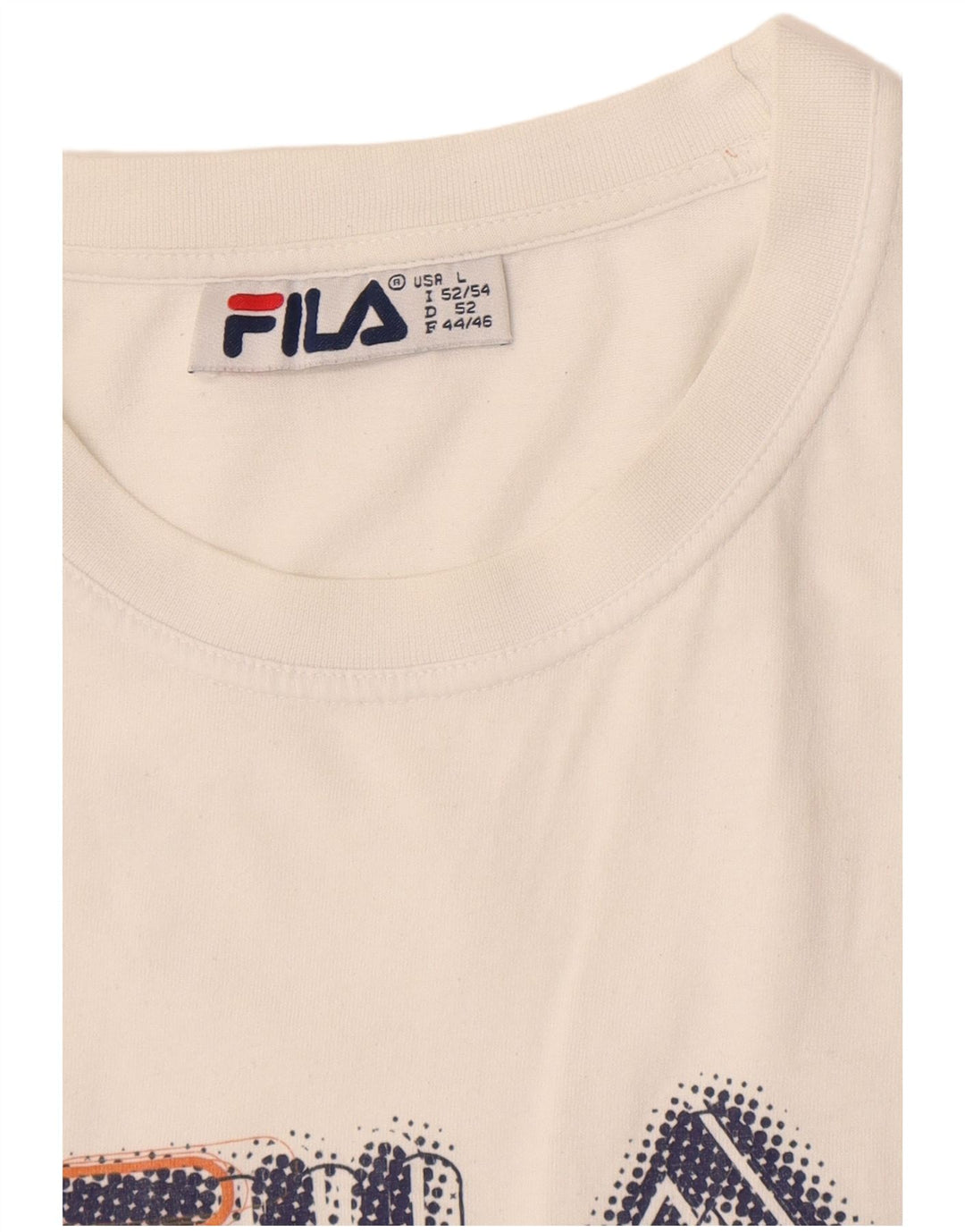 Fila T-Shirt Graphique Homme Grand Blanc