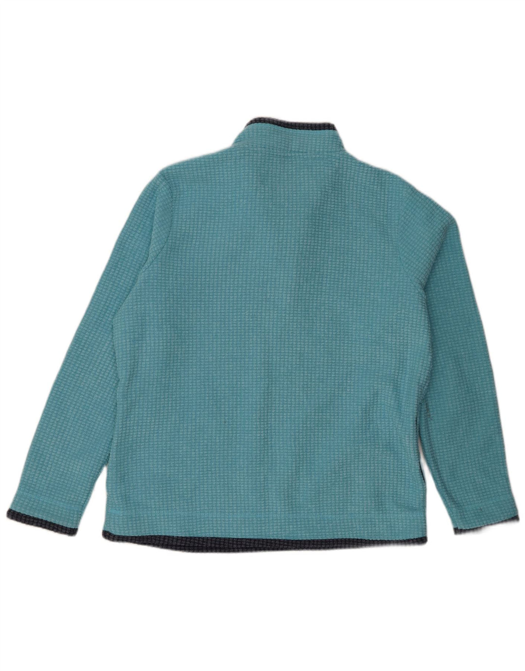 Weird Fish Pull polaire à col zippé pour femme UK 16 Large Bleu Polyester