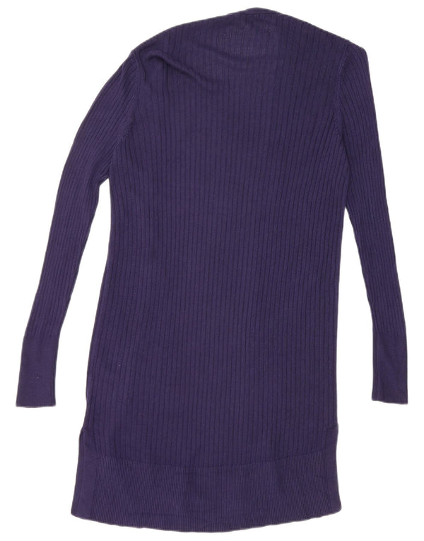 Oasis Cardigan ouvert long surdimensionné pour femme UK 6 XS Bleu marine