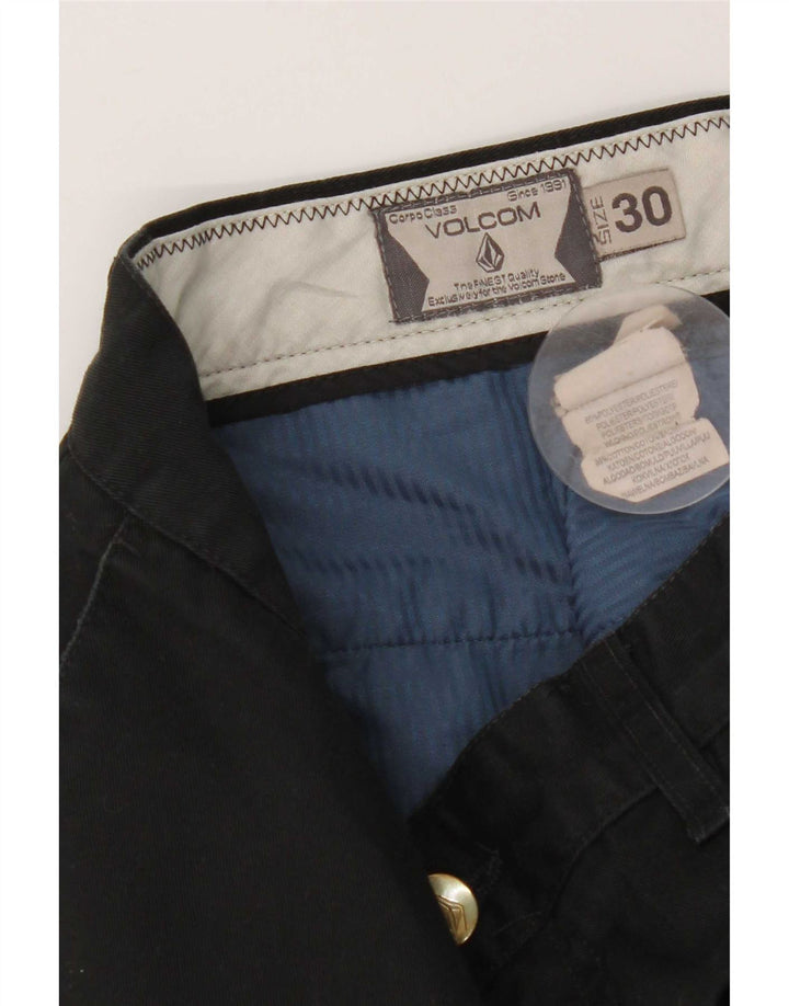 Volcom Pantalon Chino Droit Homme W30 L31 Noir Polyester