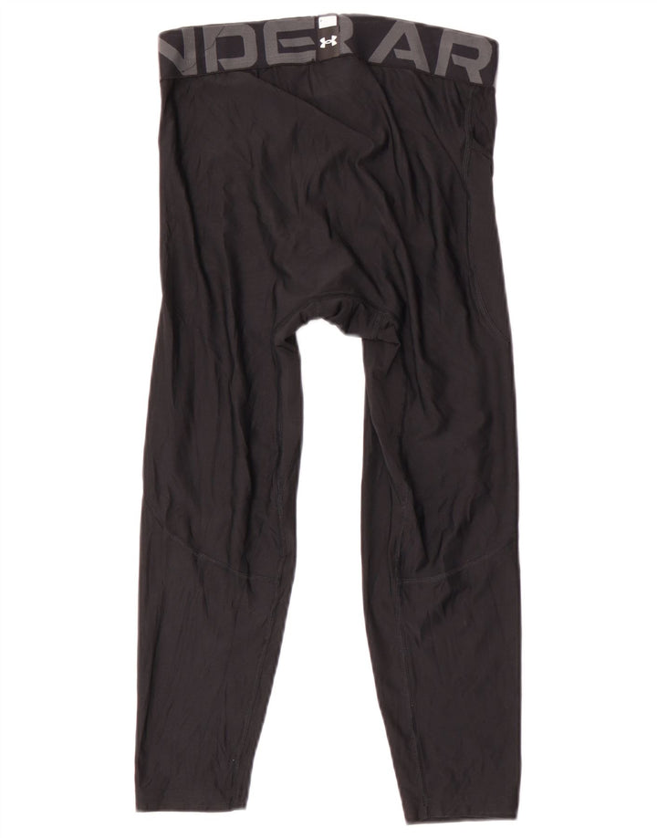 Under Armour Legging Capri Heat Gear Graphic Homme Noir Moyen