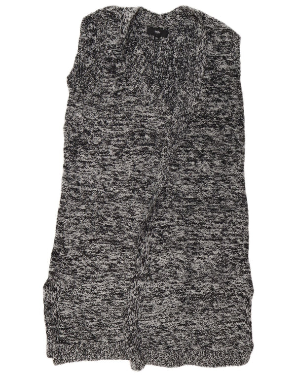 Mossimo Cardigan long pour femme UK 18 XL Acrylique moucheté gris