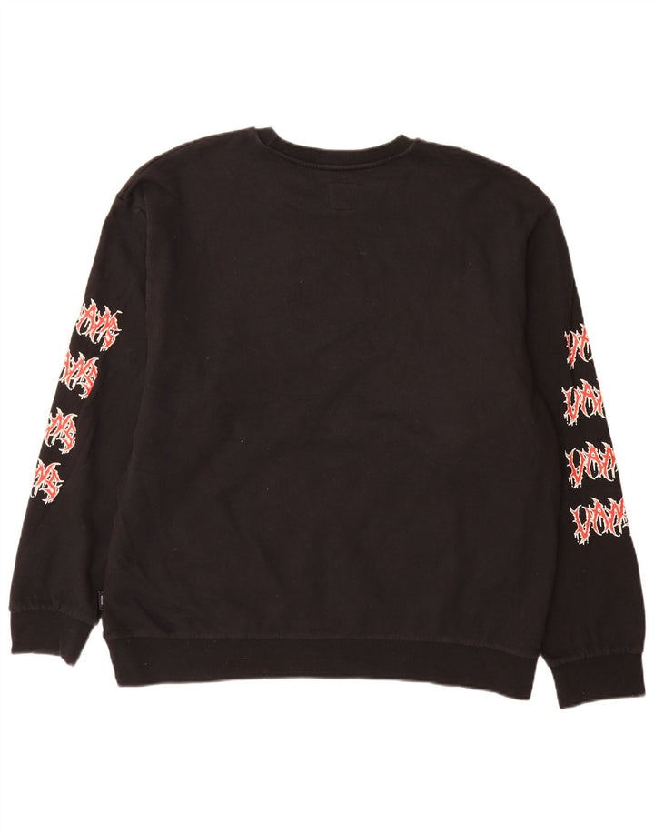 Vans Sweat-shirt décontracté graphique pour homme XL en coton noir