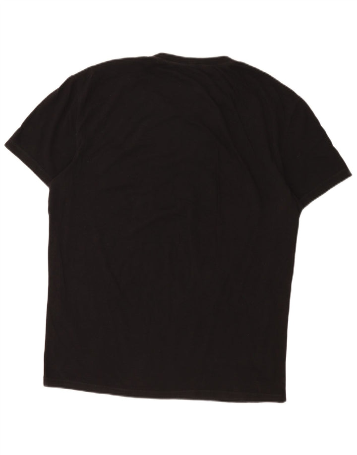 Armani Exchange T-Shirt Graphique Homme Noir Moyen Coton