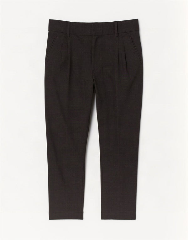 Zara Womens Pegged Cropped Trousers Medium W28 L26 Grey Check