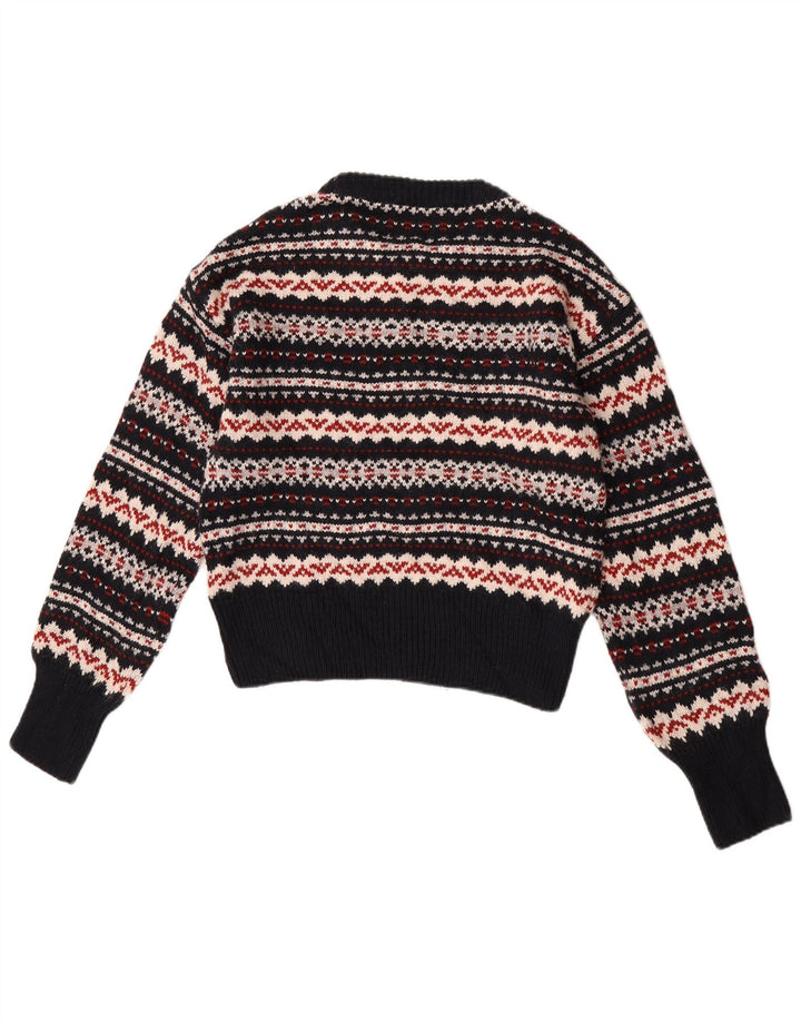 Superdry Pull ras du cou pour femme UK 14 Large Multicolore