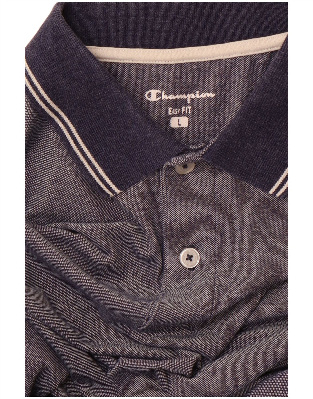 CHAMPION Polo Easy Fit Homme Bleu Marine Large