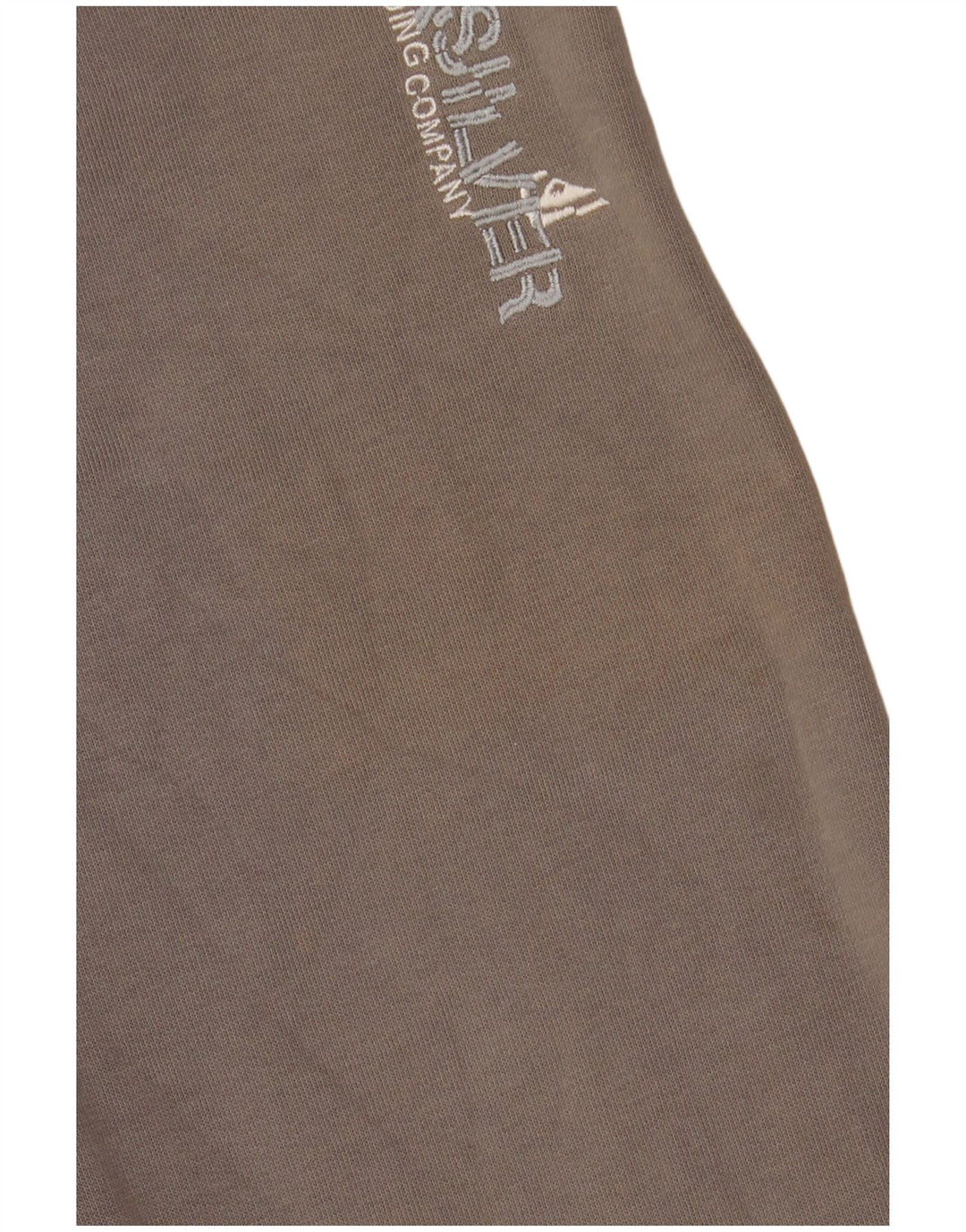 QUIKSILVER Pull à capuche zippé graphique pour femme UK 14 Grand coton gris