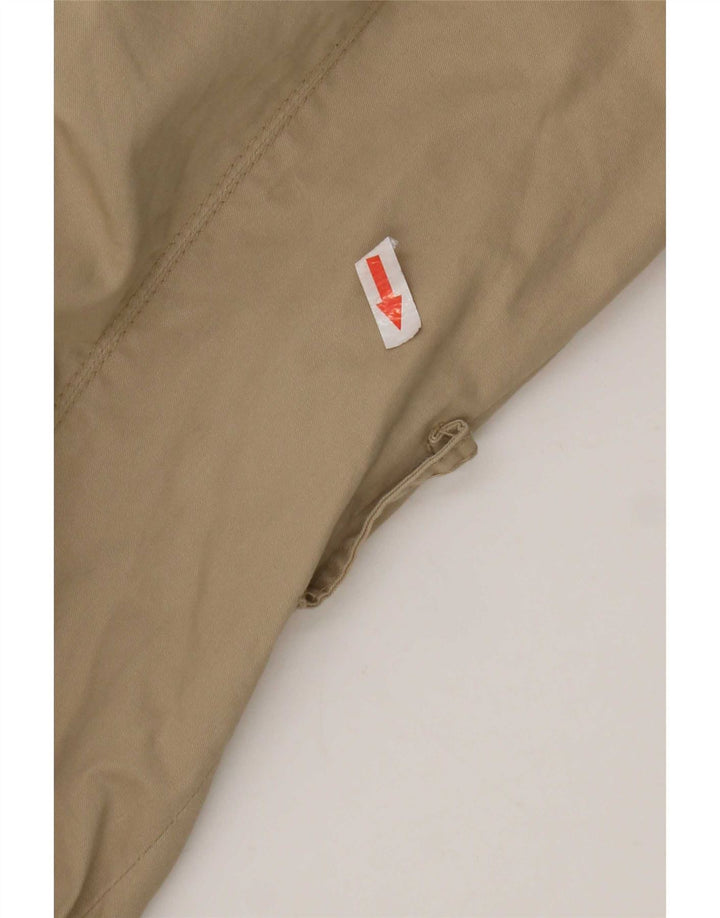 Zara Femme Trench Coat UK 16 Grand Coton Beige