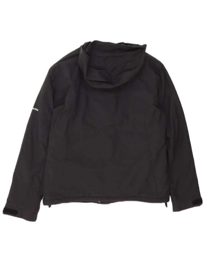 Helly Hansen Veste coupe-vent à capuche pour femme UK 14 Medium Noir