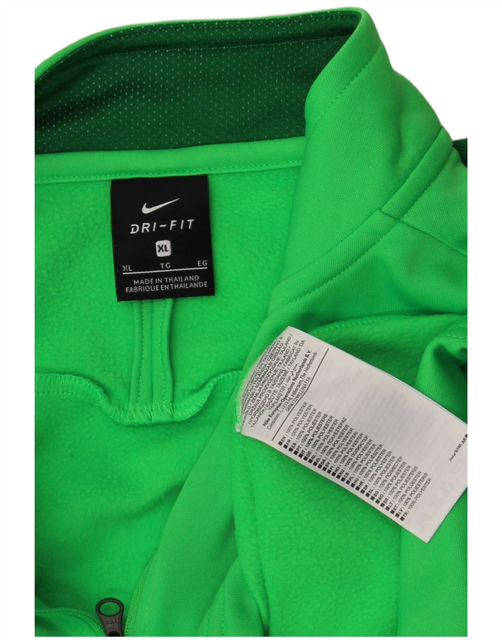 Haut de survêtement Nike Cerveteri Graphic pour homme, XL, vert color block
