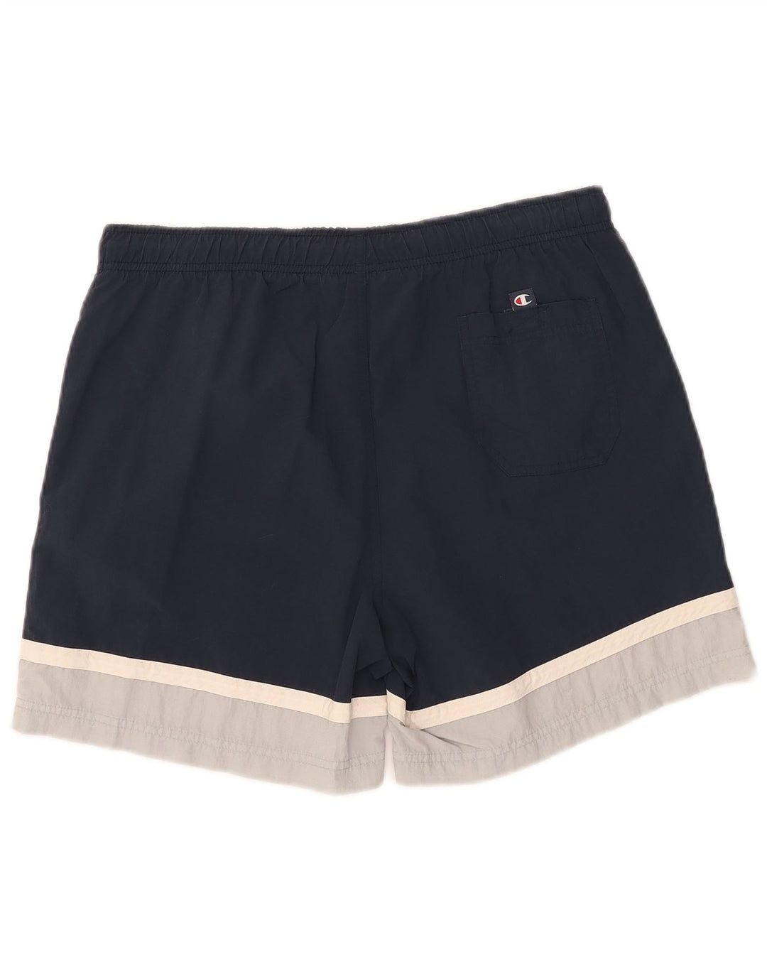 CHAMPION Short de Bain Homme Large Bleu Marine Colourblock