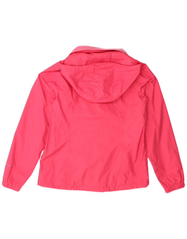 THE NORTH FACE Womens Hooded Rain Jacket UK 14 Medium Pink Nylon