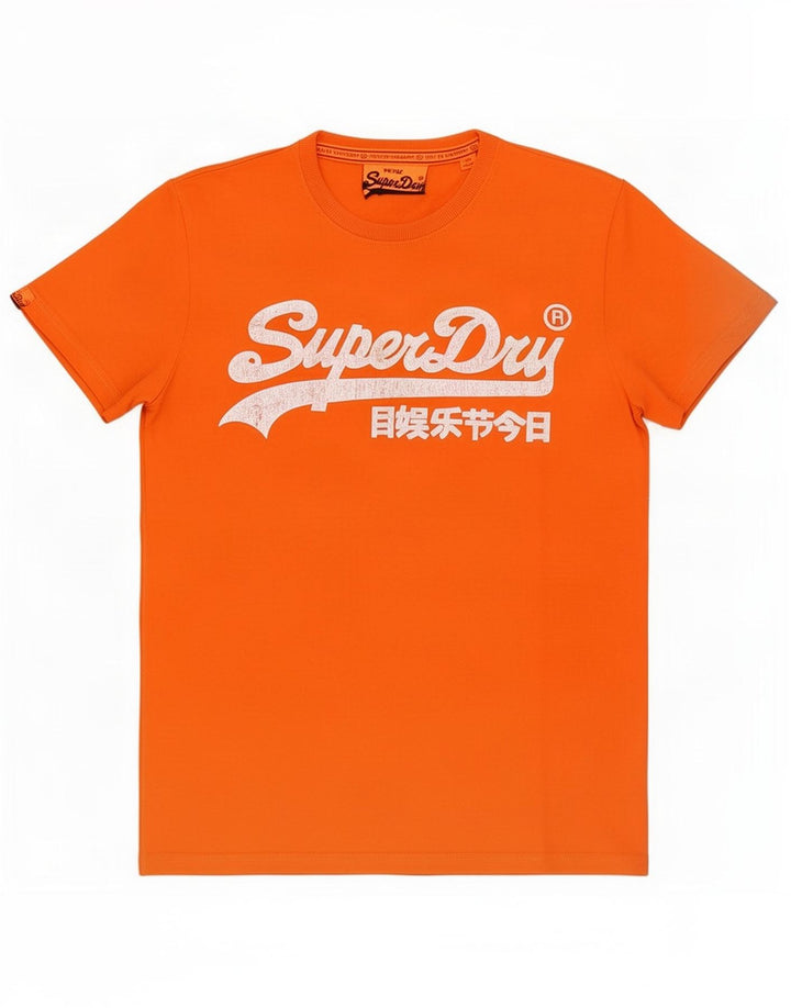 Superdry T-Shirt Graphique Homme Orange Moyen