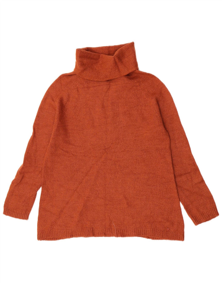 Replay Pull col roulé femme UK 14 Acrylique marron moyen