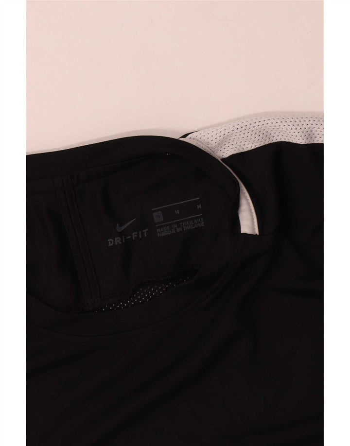 Nike Hommes Dri Fit T-Shirt Haut Noir Colorblock Polyester