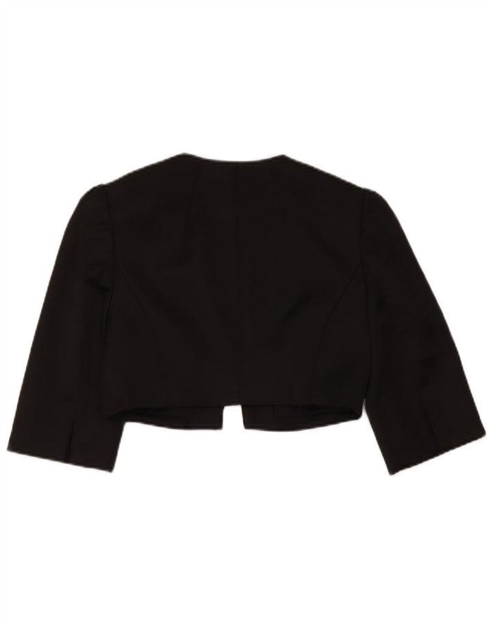 Coast Veste boléro à manches 3/4 pour femme UK 8 Small Noir Polyester