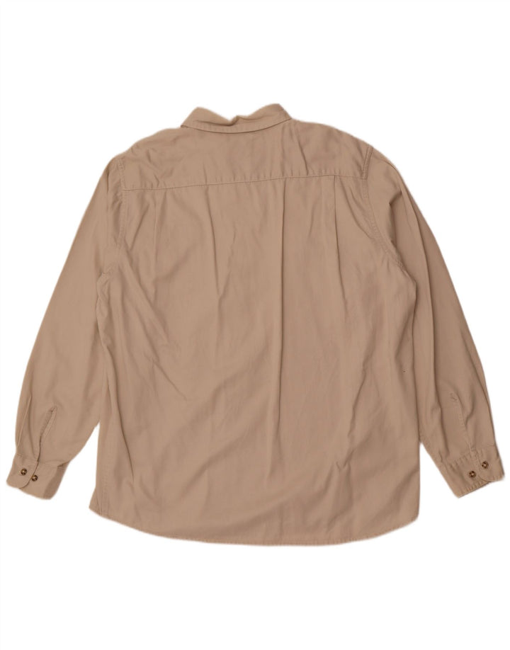 Wrangler Chemise Homme Large Coton Blanc Cassé