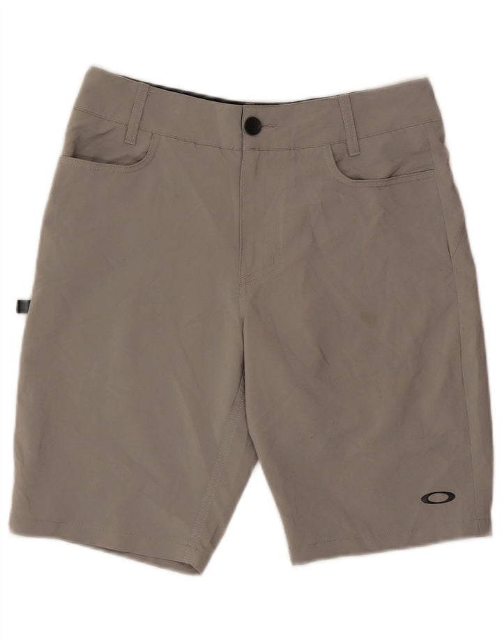 Oakley Short décontracté coupe régulière W30 pour homme, gris moyen, polyester