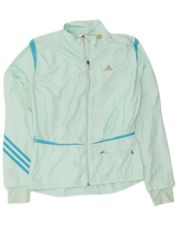 Adidas Veste de survêtement pour femme UK 12 Vert moyen Polyester Sports