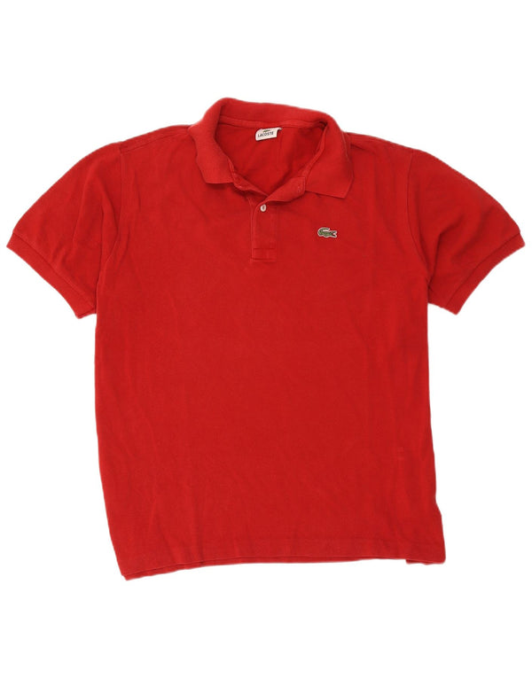 Lacoste Polo Homme Taille 7 2XL Coton Rouge