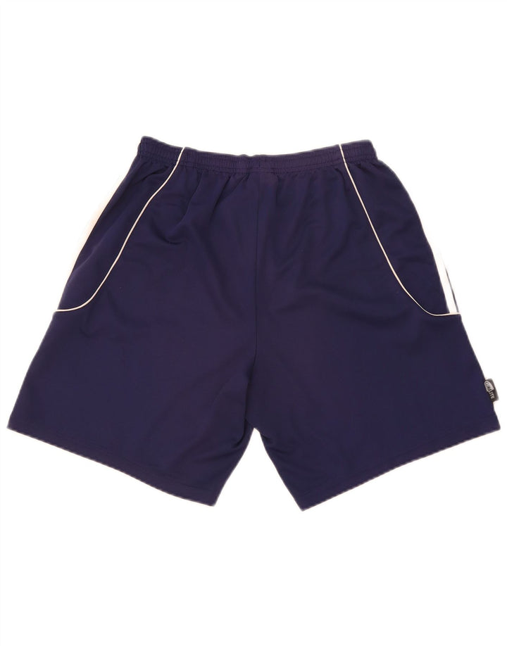 Adidas Short de sport pour homme en polyester color block bleu marine moyen
