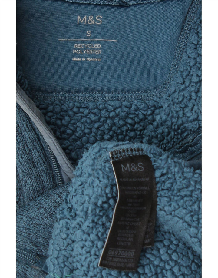 Marks & Spencer Veste de survêtement pour homme Petit polyester moucheté bleu