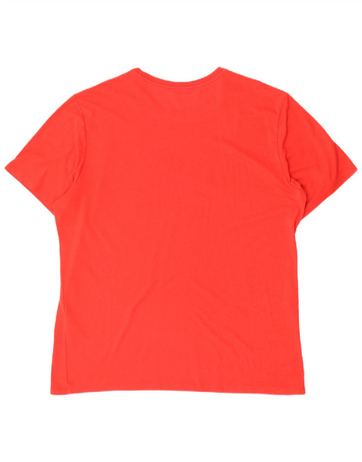 NIKE T-shirt graphique pour hommes Grand rouge Polyester